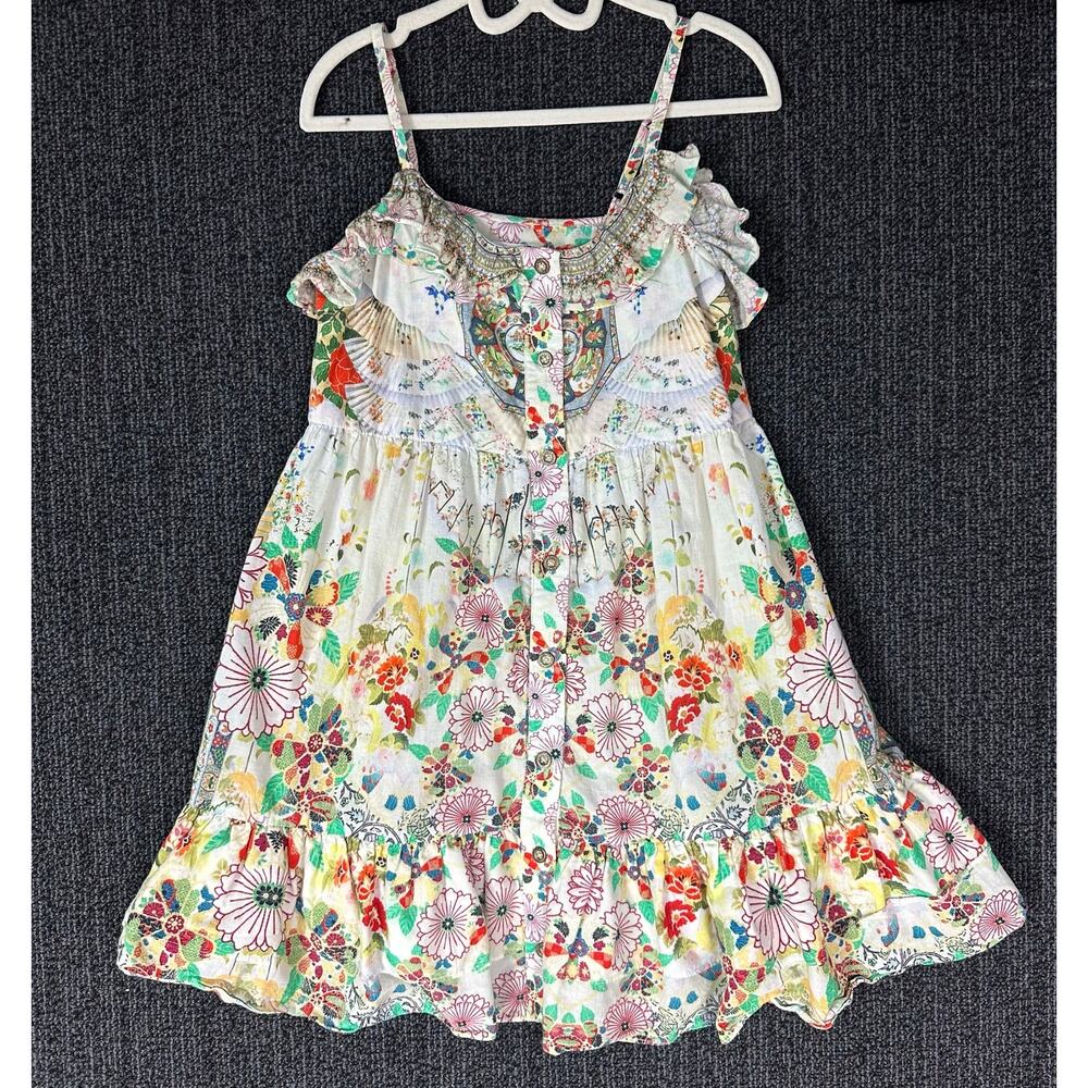 Floral Ruffled Sundress for Girls - Multicolor